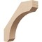 Ekena Millwork 3-inch W x 14-inch D x 14-inch H Legacy Rough Cedar Woodgrain TimberThane Knee Brace, Primed BRCUR03X14X14LECRCPR - alternate 1